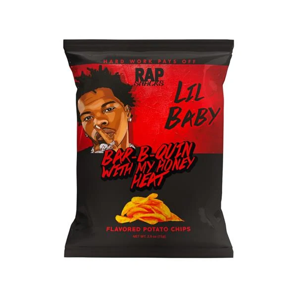 Rap Snacks Chips Lil Baby BBQ & Honey
