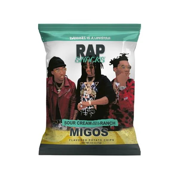 Rap Snacks Chips Migos Sour Cream & Ranch