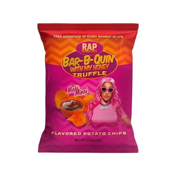 Rap Snacks Chips Nicki Minaj BBQ & Honey & Truffle